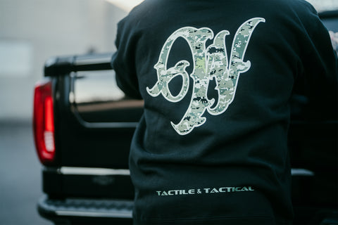 Digi Camo: Green On Black - Hoodie